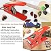 Guitar Pick Cutter Punch DIY Guitar Picks Punching Perfectly Cut Guitar Pick Maker Punch Every Time Cutter Professional Red by Elrido