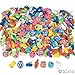 Fun Express Mini Easter Eraser Assortment (Bulk Set of 500 Carrots, Eggs, Bunnies, Baskets and Chicks) Easter Egg Filler and Favors