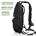Tactical Molle Hydration Pack Backpack with 3L Water Bladder. Lightweight & Durable Military Daypack Keeps Water Cold for Up to 4 Hours (Black + No Cleaning Kit Included)