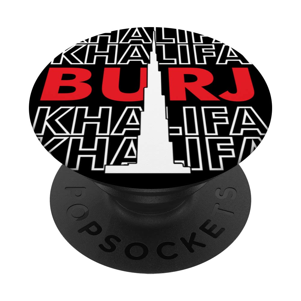 Burj Khalifa Skyscraper from Dubai United Arab Emirates PopSockets Swappable PopGrip