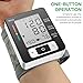 Blood Pressure Monitor Fully Automatic Accurate Wrist Blood Pressure Monitor with Wristband Automatic Wrist Electronic Blood Pressure Monitor Perfect for Health Monitoring