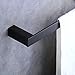 Beelee 23.6 inch Bath Towel Bar Single Towel Rail Wall Mounted, Black Painting, BA8501B