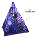 Kids Indian Teepee Play Tent for Boys and Girls , Galaxy Playhouse Princess Castle for Toddler Outdoor and Indoor Fun Plays (B)