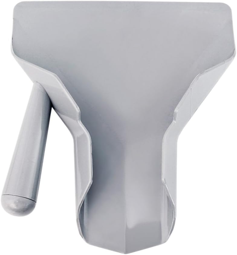 New Star Foodservice 42351 Polycarbonate Commercial French Fry Bagger, Left Handle, Gray