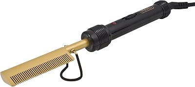 Wahl Hot Comb Straightener Gold 24W for Afro Caribbean Hair 200C