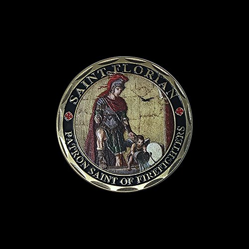 Saint Florian Firefighters Prayer Challenge Coin