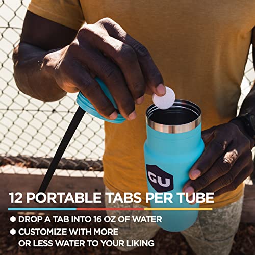 GU Energy Hydration Electrolyte Drink Tablets, Enhanced Endurance