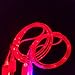 GKG 2 PECES IPHONE 6,IPHONE 6 PLUS, IPhone 5 LED Charger, Light Up Charging Cable Luminescent Visible Current Smart Charger & Sync Cable for Apple IPHONE 6,IPHONE 6S iPhone 5 5S 5C iOS7 (Pink)