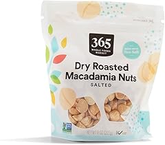 365 by Whole Foods Market, Roasted And Salted Macadamia Nuts, 8 Ounce