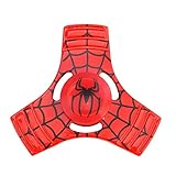 Marvel Heroes - Metal Fidget Spinner Toy Helps Focusing, Stress Reducer/Relief Perfect For Boredom EDC ADD Anxiety and Autism for Adult & Children, High Speed and Quiet Bearing (Spider-man)