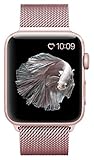 CTYBB for Apple Watch Band 38mm, Milanese Loop Stainless Steel Magnetic Lock for Apple Watch Series 3, Series 2, Series 1, Sport & Edition