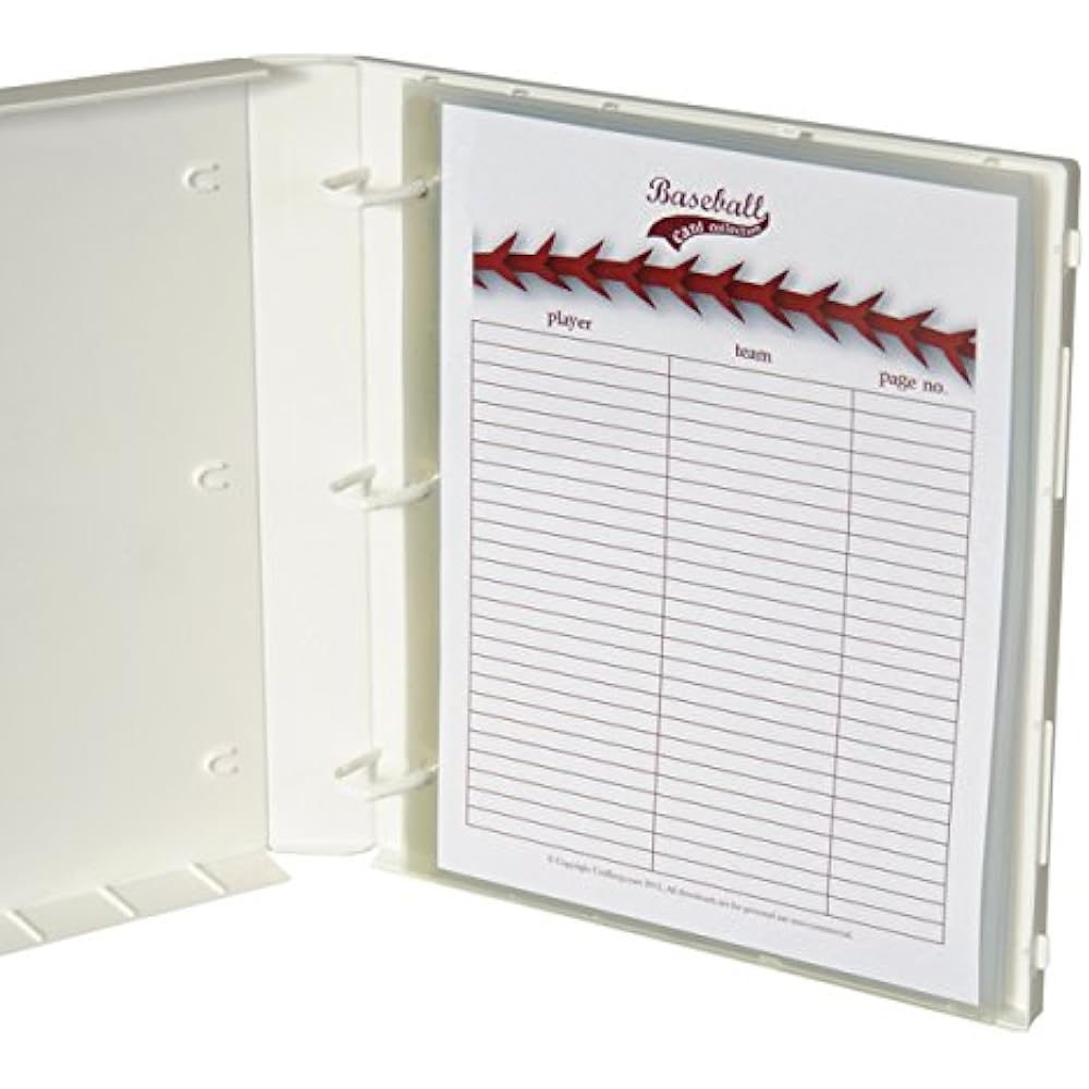 Baseball Trading Card Collection Binder Holds Up 180 Standard Size