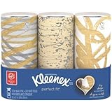 Kleenex Facial Tissues, Perfect Fit, 50 Sheets, Pack of 3