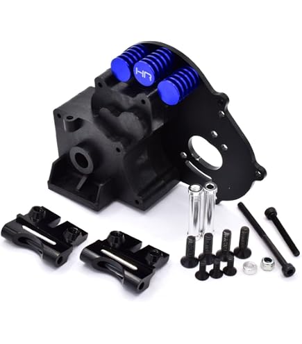 GPM Racing Aluminum Gearbox Housing - Front or Rear Red | GPMMAK012NR