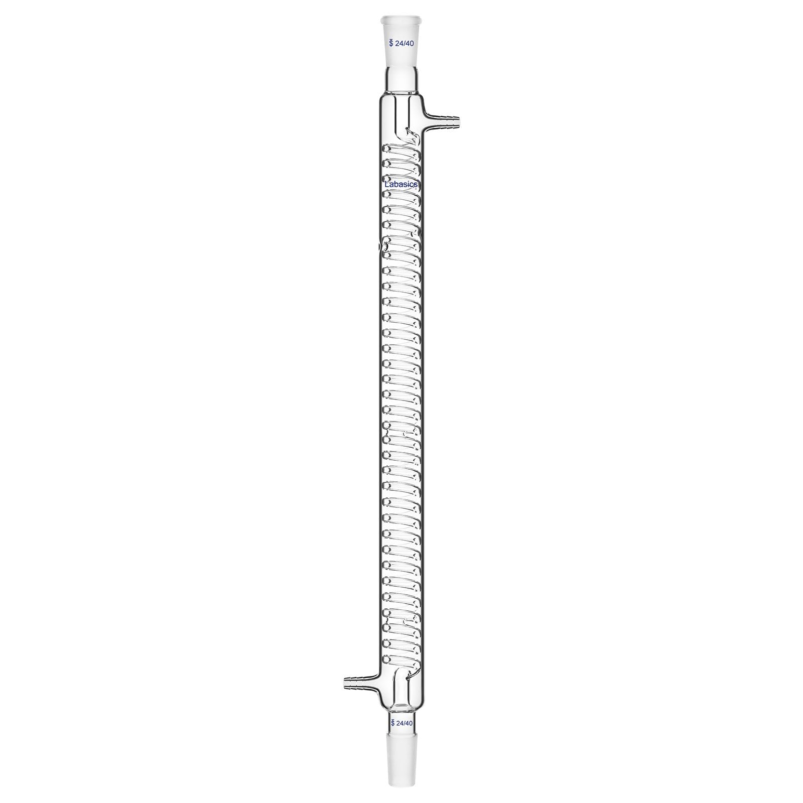 Labasics Borosilicate Glass Graham Condenser with 24/40 Joint 500mm Jacket Length Lab Glass Condenser