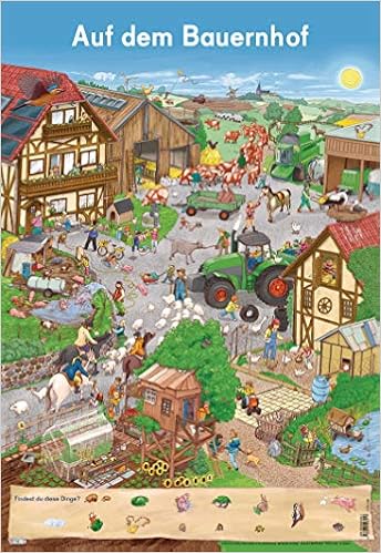 Mein Lernposter Auf Dem Bauernhof Amazon De Robitzky Marc Bucher
