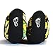 NuFoot Ballet Flats Women's Shoes, Foldable & Flexible Flats, Slipper Socks, Travel Slippers & Exercise Shoes, Dance Shoes, Yoga Socks, House Shoes, Indoor Slippers, Green Baroque, Large