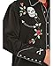 Scully Skull and Roses Embroidered Snap Front Shirt P771 BLK **, Black, XX-Large