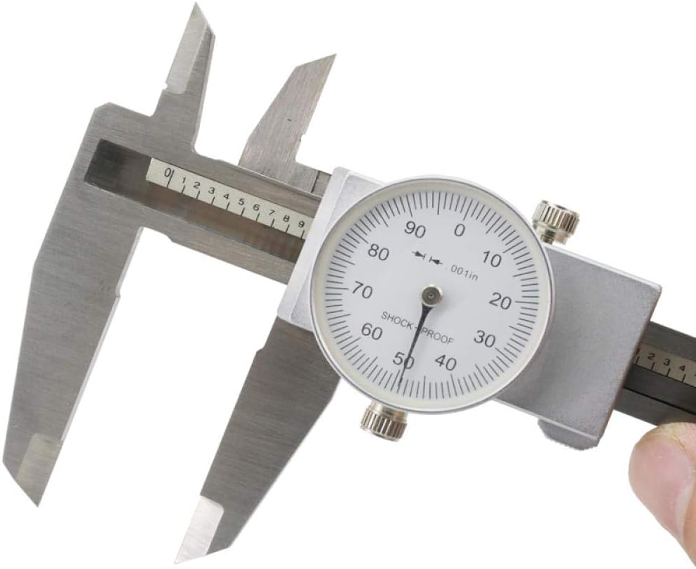 LFDHSF Digital Vernier 8"Inch 200mm Dial Vernier Caliper 8 Inch .001