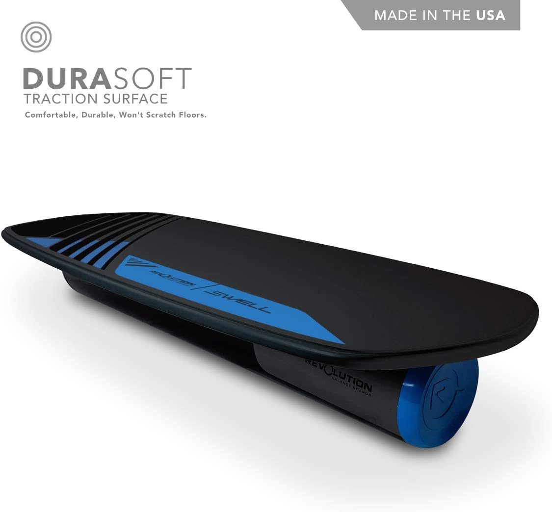 Revolution Swell 2.0 | Surf & Paddle Balance Board Trainer (Midnight - Black) : Sports & Outdoors