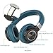 Amazing Clear Sound Bluetooth 4.2 Headphones Over Ear, Wireless with Mic, Low Latency Aptx Lossless Audio for TV PC Cell Phones, Perfect for Women and Men, Longer 50 Hour Battery, Carrying Case