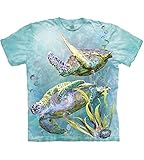 The Mountain Men's Sea Turtle Swim T-Shirt, Green, X-Large