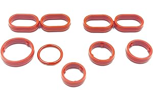 AMCC Engine Oil Cooler Gasket kit Enhanced Version Compatible with Chrysler 200 300 Pacifica Voyager Dodge Charger Grand Caravan Cherokee Gladiator Wrangler 2014-2021 3.6LReplace: 68191356AA (Enhance)