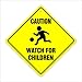 Caution Watch For Children Crossing Sign Zone Xing | Indoor/Outdoor | 12