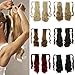 Anniston Hairpiece Women’s Beauty Long Wavy Ponytail Wigs Clip in Pony Tail Hair Piece Extension Hair Scrunchies Updo Hair Bun Hair Accessories for Women – Blackthumb 1