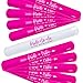 Pop Fizz Designs Bachelorette Slap Bracelets | Bachelorette Party Favors | Bride Tribe Gifts (Pink)