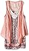 Beautees Girls' Big 2 Pc. Shrug Over Print Tank