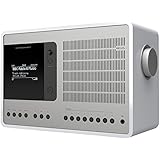 Revo SuperConnect Multi-Format Deluxe Radio - Piano Gloss White/Silver