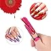 Anself 100Pcs Nail Form Sticker Nail Art Tip Acrylic UV Gel Nail Extension Guide Self-Adhesive Form