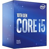 Intel Core i5-10400F Desktop Processor 6 Cores up to 4.3 GHz Without Processor Graphics LGA1200 (Intel 400 Series chipset) 65