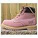Safety Girl - Stylish Steel Toe Boots For Women | Work Boots For Women | Water Resistant Feature | Lightweight & Slip-Resistant Steel Toe Shoes For Women | Premium Nubuck Leather | Light Pink - 8W