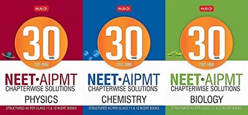 MTG Combo of 30 Years NEET-AIPMT Chapterwise Solutions - Physics, Chemistry & Biology (3 BK Sets)