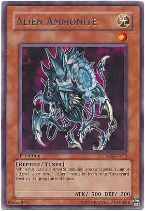 Yu-Gi-Oh! - Alien Ammonite (CRMS-EN039) - Crimson Crisis - 1st Edition - Rare