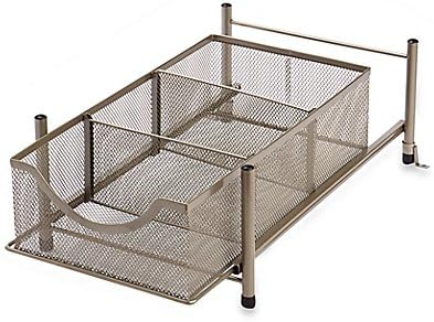 Org Medium Under The Sink Mesh Slide Out Cabinet Drawer In Matte