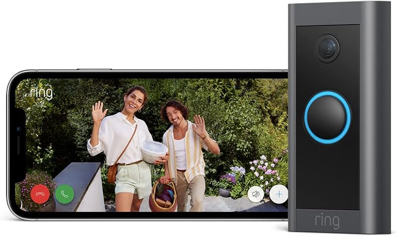 Ring Video Doorbell Wired 1080p HD Motion Detection Hardwired Security Camera