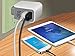 TopG - Lifetime Warranty - 15W / 3.1A Dual-Port USB Wall Charger -Portable Travel Charger Rapid Car Charger For Samsung Galaxy S5;The All New HTC One M8 M7 M4, Mini 2; iPhone 5S 5 5C 4S 6, iPad Air 4 3 2, iPad Mini 1 2 Retina, iPad touch, iPod Nano; Samsung Galaxy S4, S3, S2, Note 4 3, 2, Tab S 4, 3, 2 7.0 8.0 10.1;LG Optimus G3 G2, Flex,G2 Mini,G Pro 2,G Pad 7.0 8.0 8.3 10.1; Google Nexus 5 4 7 8 FHD 2;Other Android Smartphone/Tablets (White)