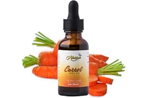 Allurials Carrot Seed Oil – 100% Pure & Organic, Unrefined, Cold Pressed, All Natural, aceite de zanahoria - Daucus Carota- Essential Carrot Moisturizer for Skin, Face and Hair Growth (1 Oz)