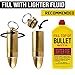 OPG3 Bullet Lighter Keychain - EDC Waterproof Lighter - Magnesium Fire Starter for Survival and Emergency Use