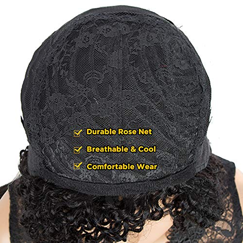 NOBLE-GIRL-Human-Hair-Curly-Wigs-with-Bangs-Short-Kinky-Curly-Wigs-for-Black-Women-Curly-Bob-Wigs-Brazilian-Virgin-Human-Hair-Wigs-Side-Part-Glueless-11-inch-Brown-Wigs