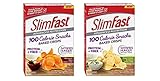 SlimFast Advanced Nutrition Gluten Free 100 Calorie Snacks Baked Crisps 2-pack (Mesquite BBQ & Sour Cream & Onion)