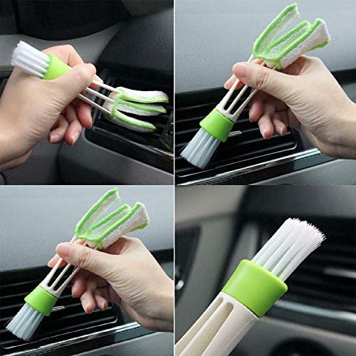 SKY Multipurpose Microfiber Double Sided Car Cleaning Brush For Car A/C Vents, Blinds, Keyboard etc SKY Multipurpose Microfiber Double Sided Car Cleaning Brush For Car A/C Vents, Blinds, Keyboard etc