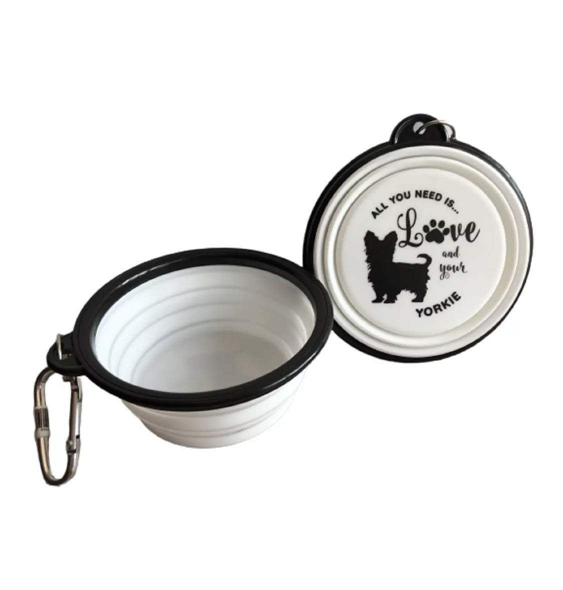 Gifted Wholesale ltd Collapsible Pet/Dog/Cat Dowl - Assorted Designs (Yorkshire Terrier)