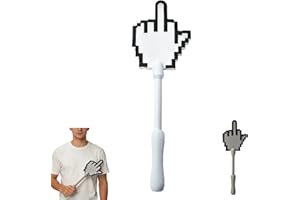 Pixel Art Vertical Middle Finger Contactless Payment Stick, 3D Printed Tap to Pay Wand, Funny Contactless Payment Card Holder