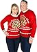Men's Christmas Vacation Lighted 'Got a Knot Here Russ' Ugly Sweater (Red)