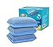 Miracle Microfiber Kitchen Sponge by Scrub-It - Non-Scratch Heavy Duty Dishwashing Cleaning sponges- Machine Washable - (Blue)