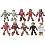 Marvel Minimates Iron Man 3 Hall of Armor Figure, 10-Pack